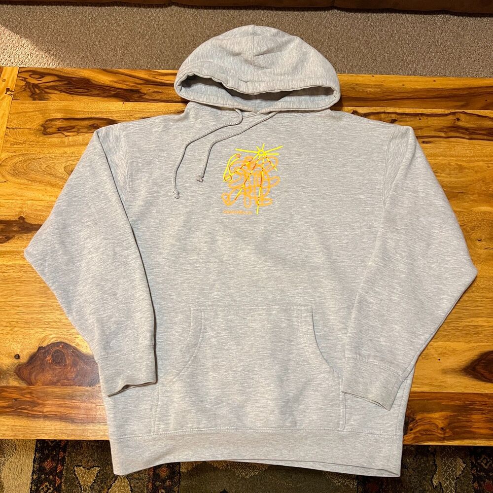 Coachella 2022 Gray Hoodie Music Festival Billie Eilish Weeknd Adult Size Large